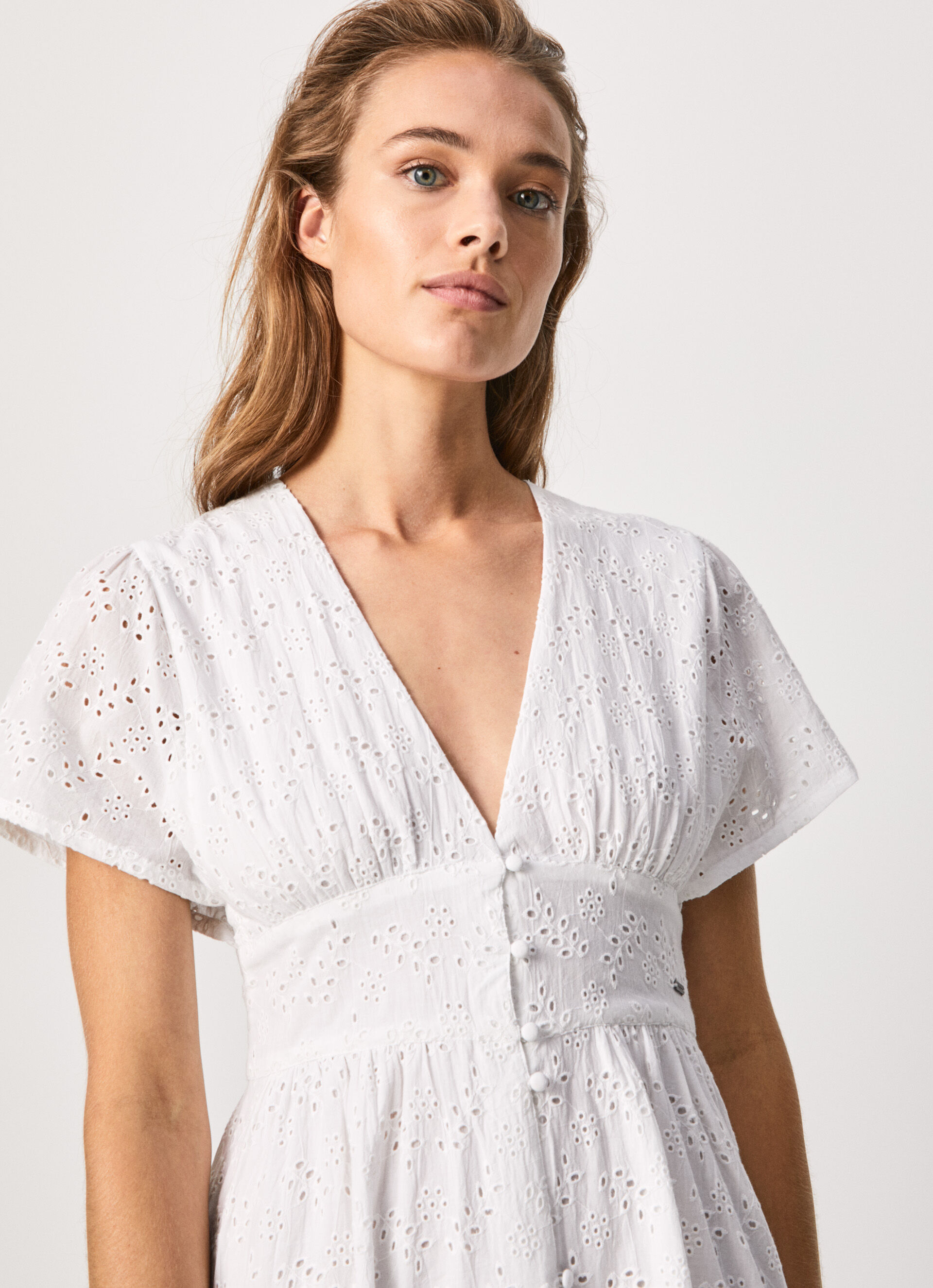 MAE EMBROIDERED DRESS | Pepe Jeans
