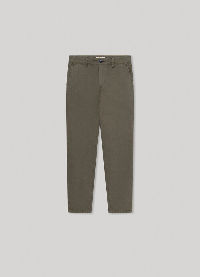 REGULAR-FIT CHINO TROUSERS