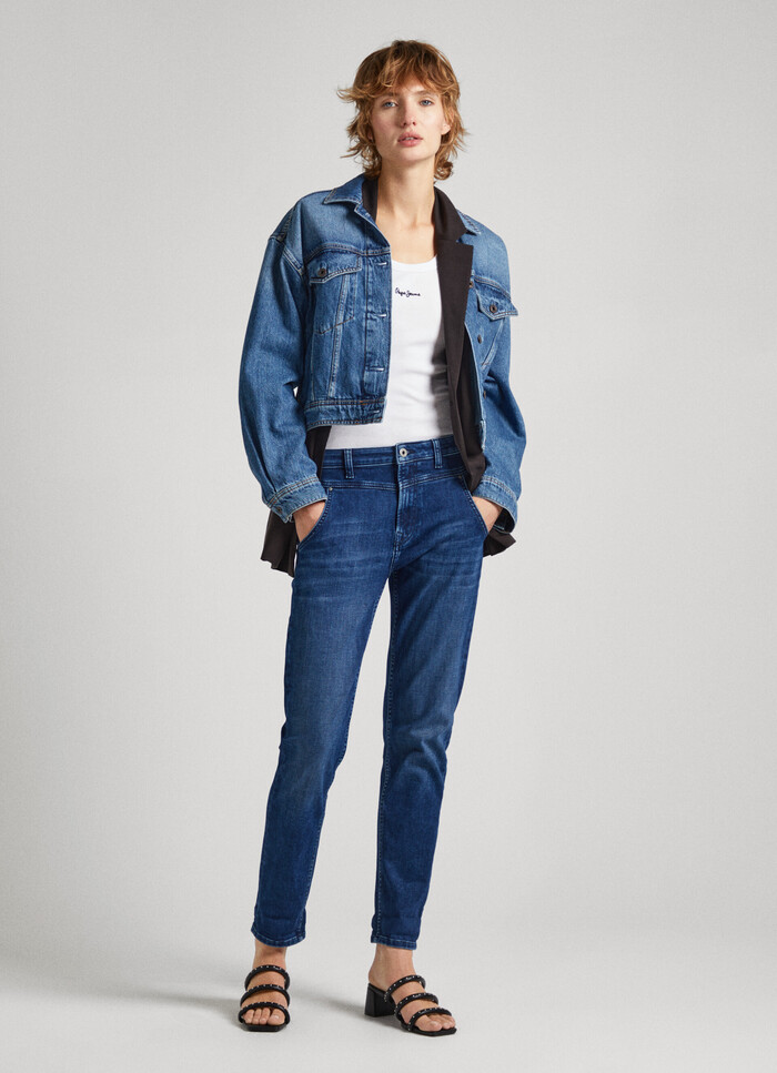 MID RISE RELAXED-FIT JEANS - CAREY