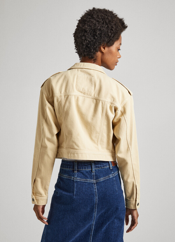 CROPPED FIT COTTON JACKET