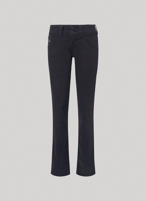 5 POCKET STRAIGHT FIT TROUSERS
