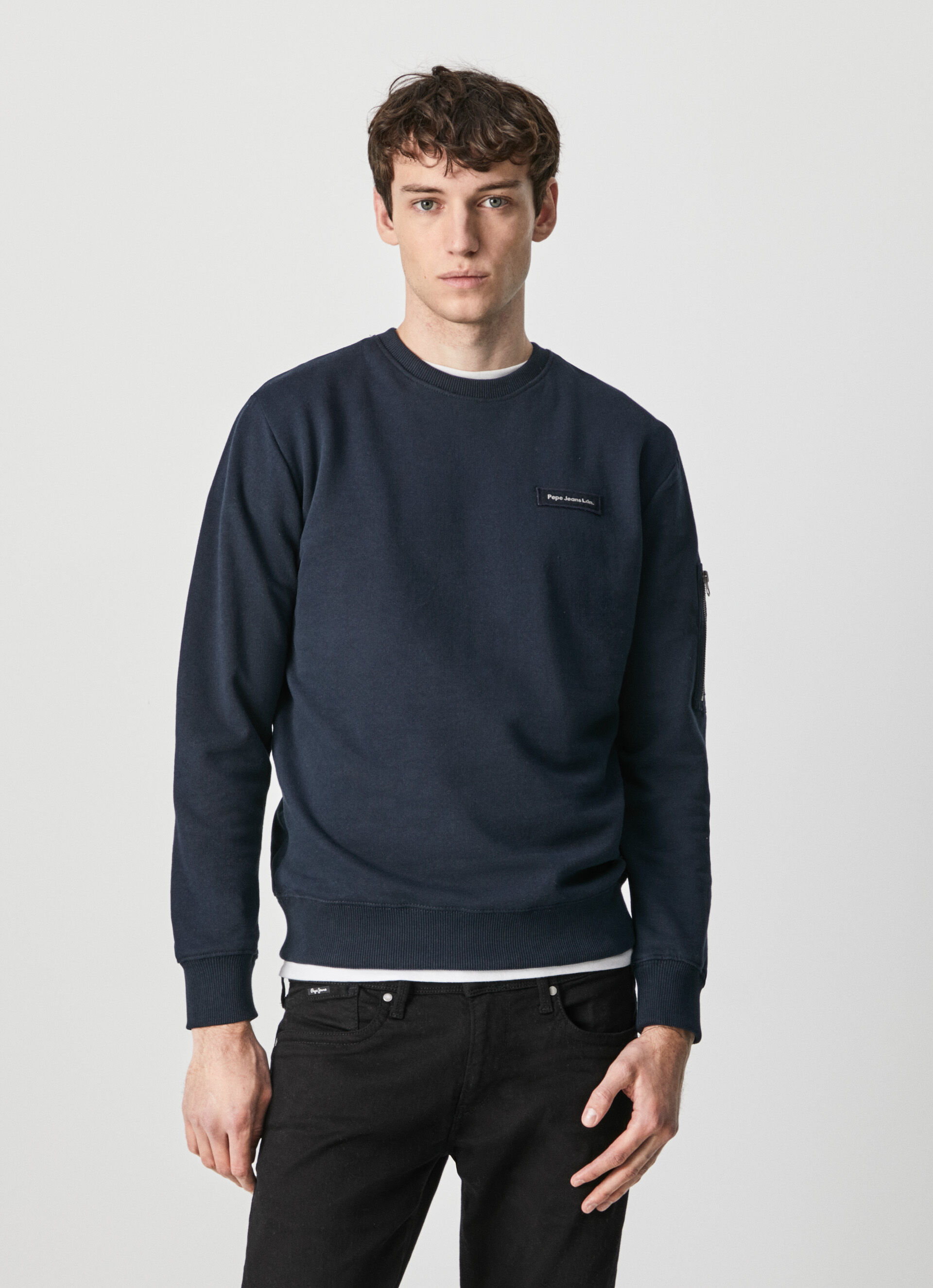 Pepe Jeans Sudadera Color Block Lluna Off White | Sudaderas Mujer |  Laprensadelrio