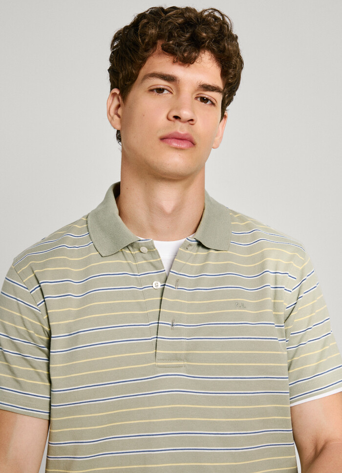 REGULAR FIT STRIPED POLO