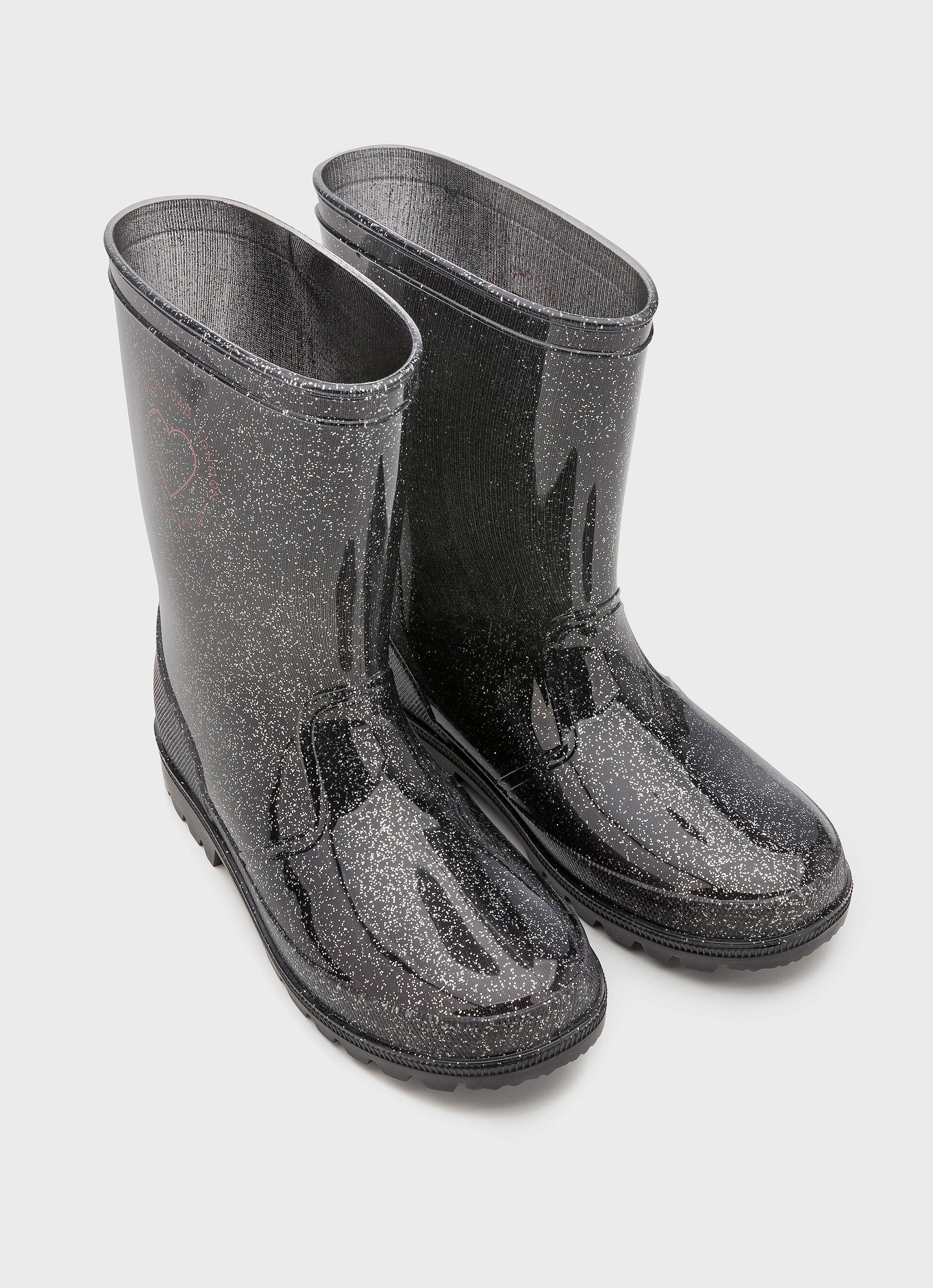 capelli rain boots glitter