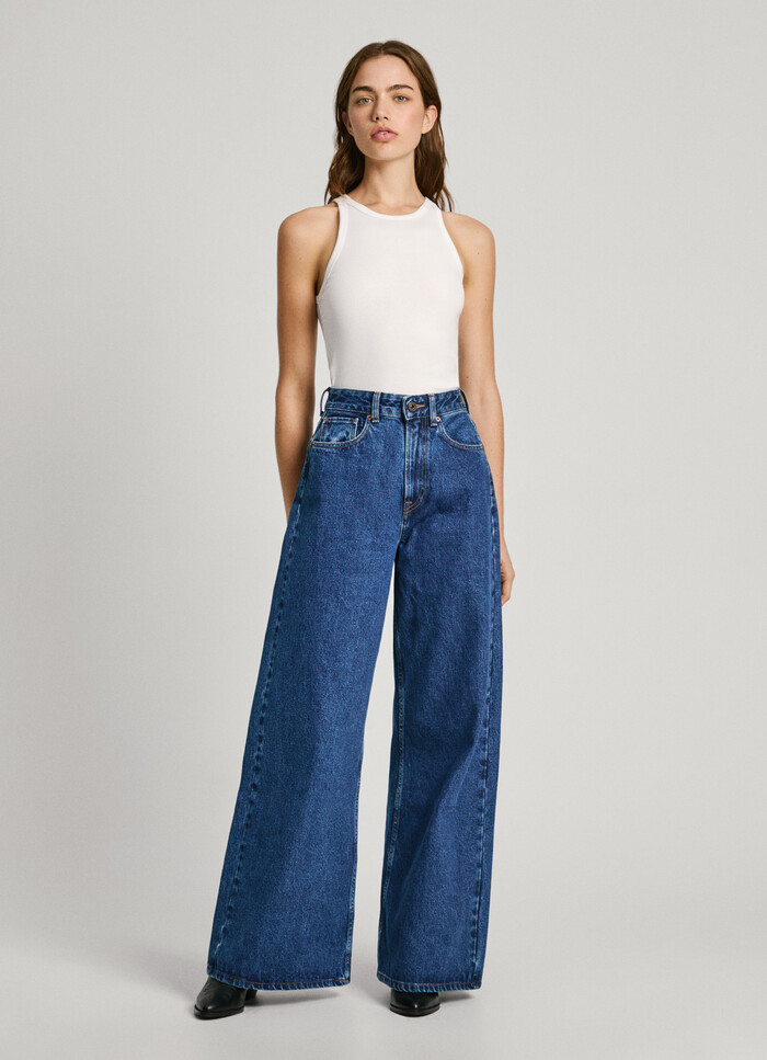 HIGH-RISE WIDE FIT JEANS - JAIMY