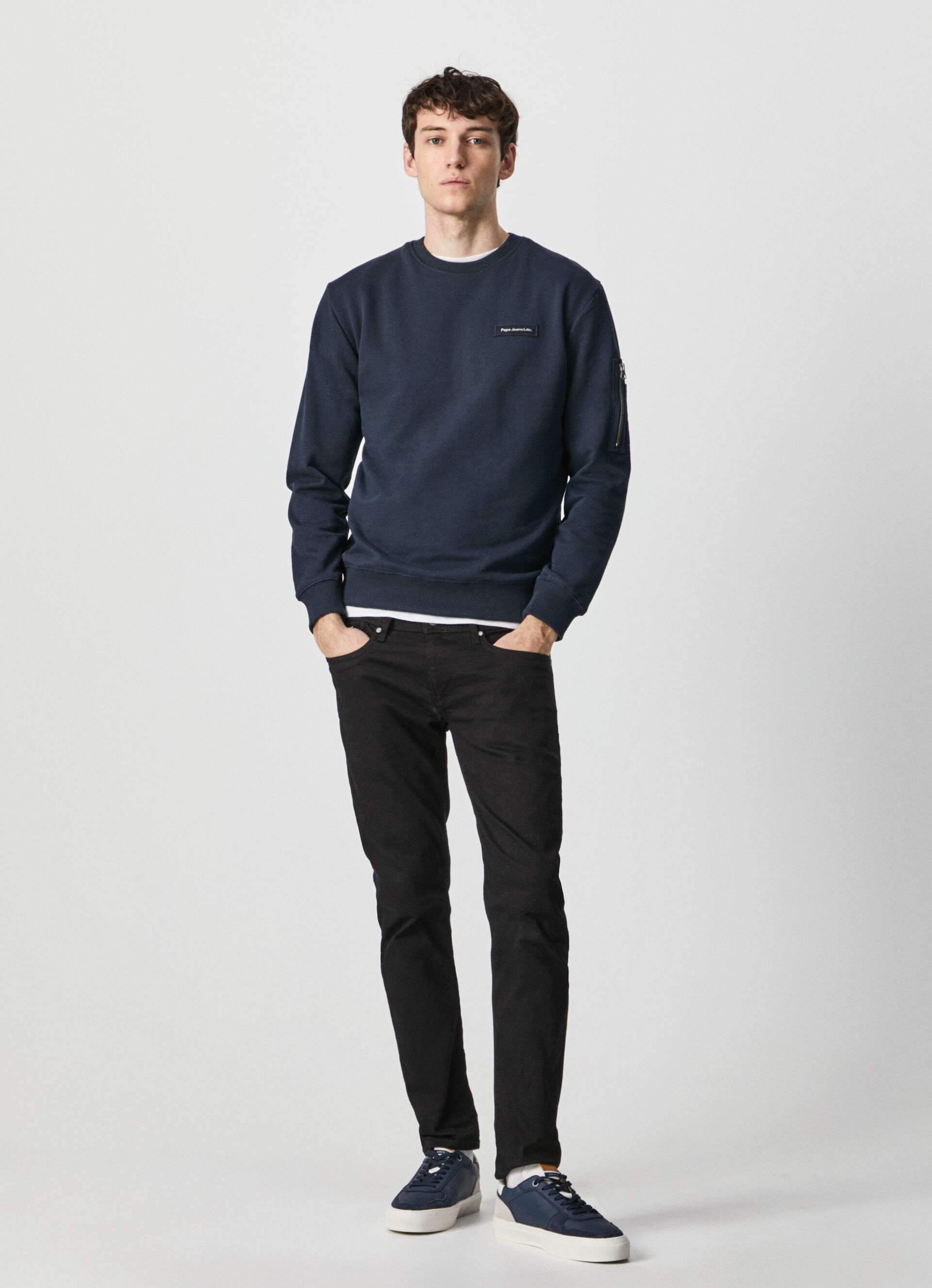 Pepe Jeans Sudadera Color Block Lluna Off White | Sudaderas Mujer |  Laprensadelrio