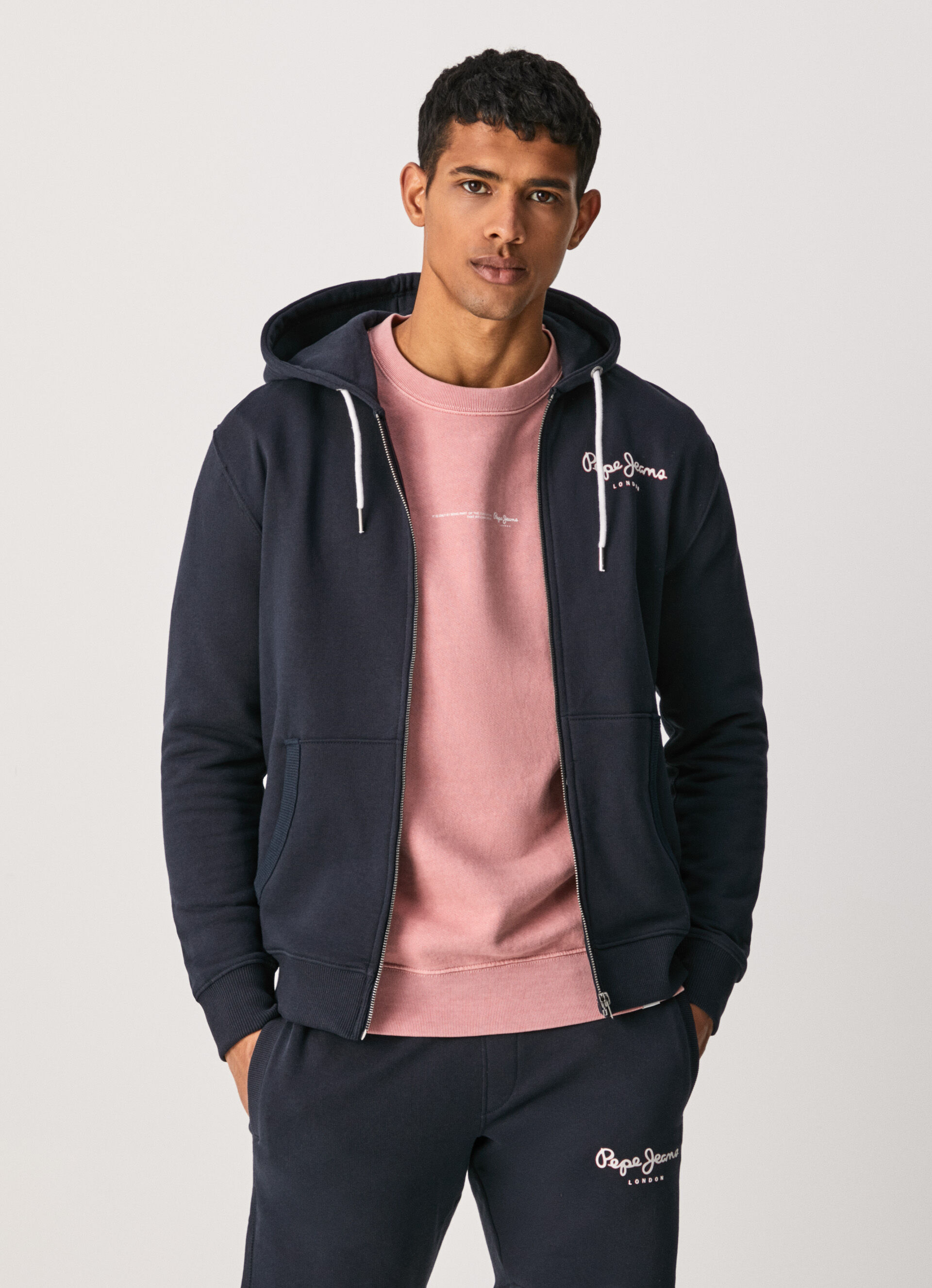GEORGE ZIP ZIP UP SWEATSHIRT | Pepe Jeans