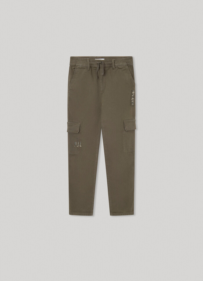 REGULAR-FIT CARGO TROUSERS