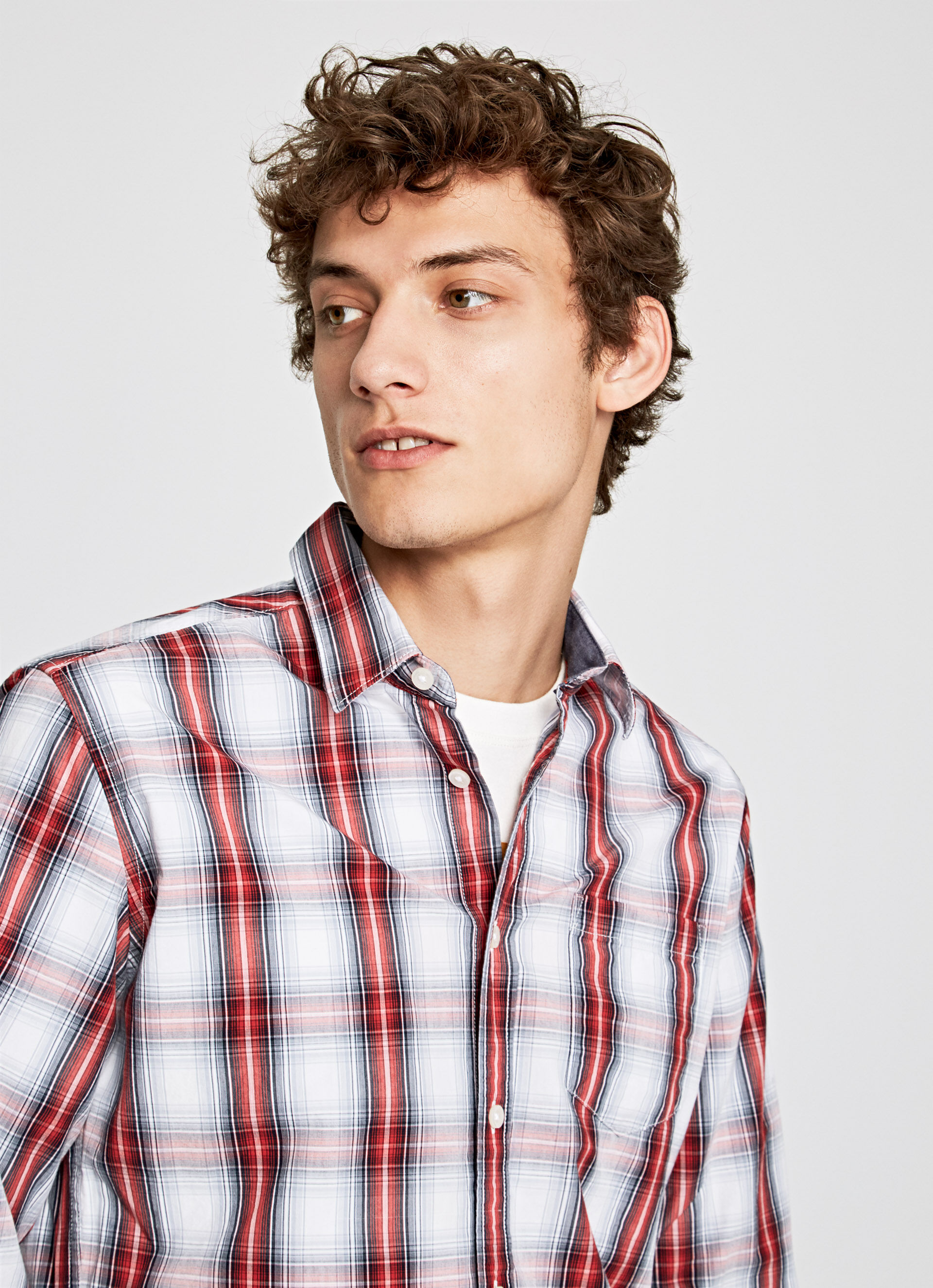 JEAN CHECKED SHIRT WITH POCKET | MEN
