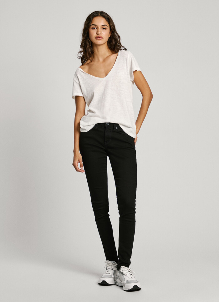 LOW-RISE SKINNY FIT JEANS - SOHO