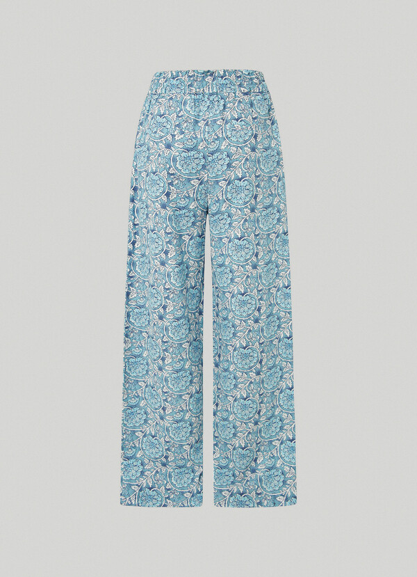 OPEN DETAIL PALAZZO TROUSERS