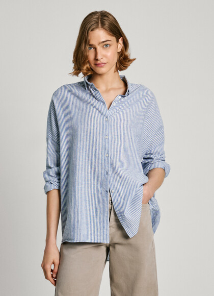RELAXED FIT STRIPED SHIRT