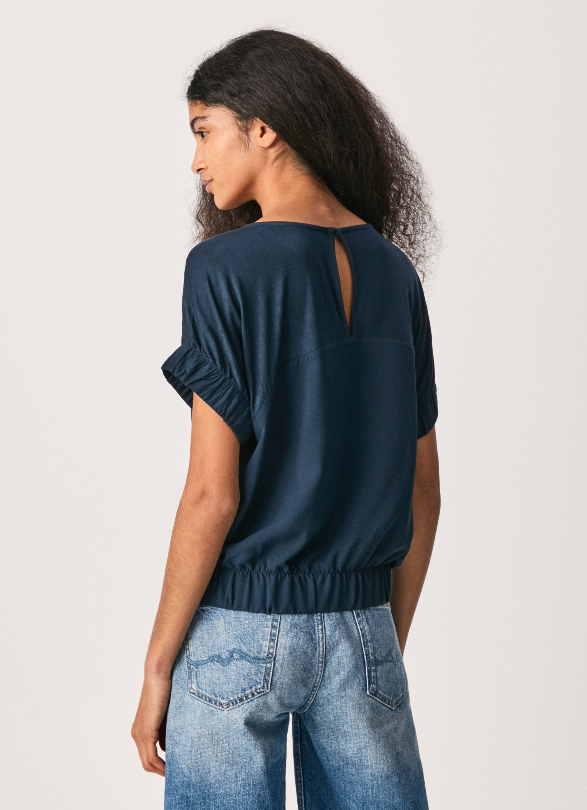 MARGOT ELASTIC WAISTBAND TOP | Pepe Jeans