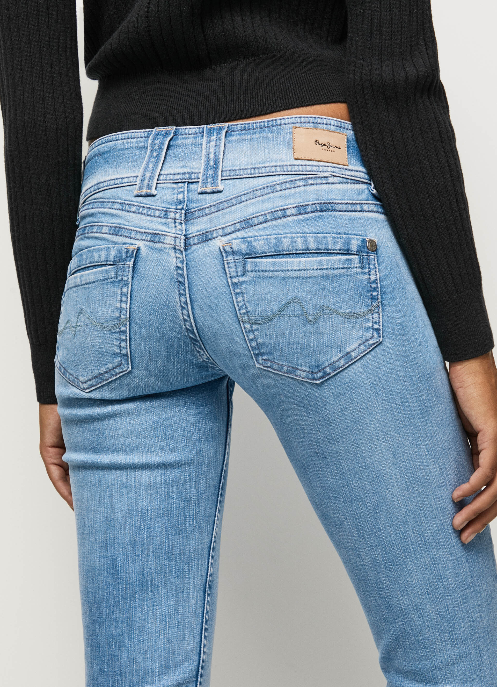 GEN STRAIGHT FIT MID WAIST JEANS | Pepe 
