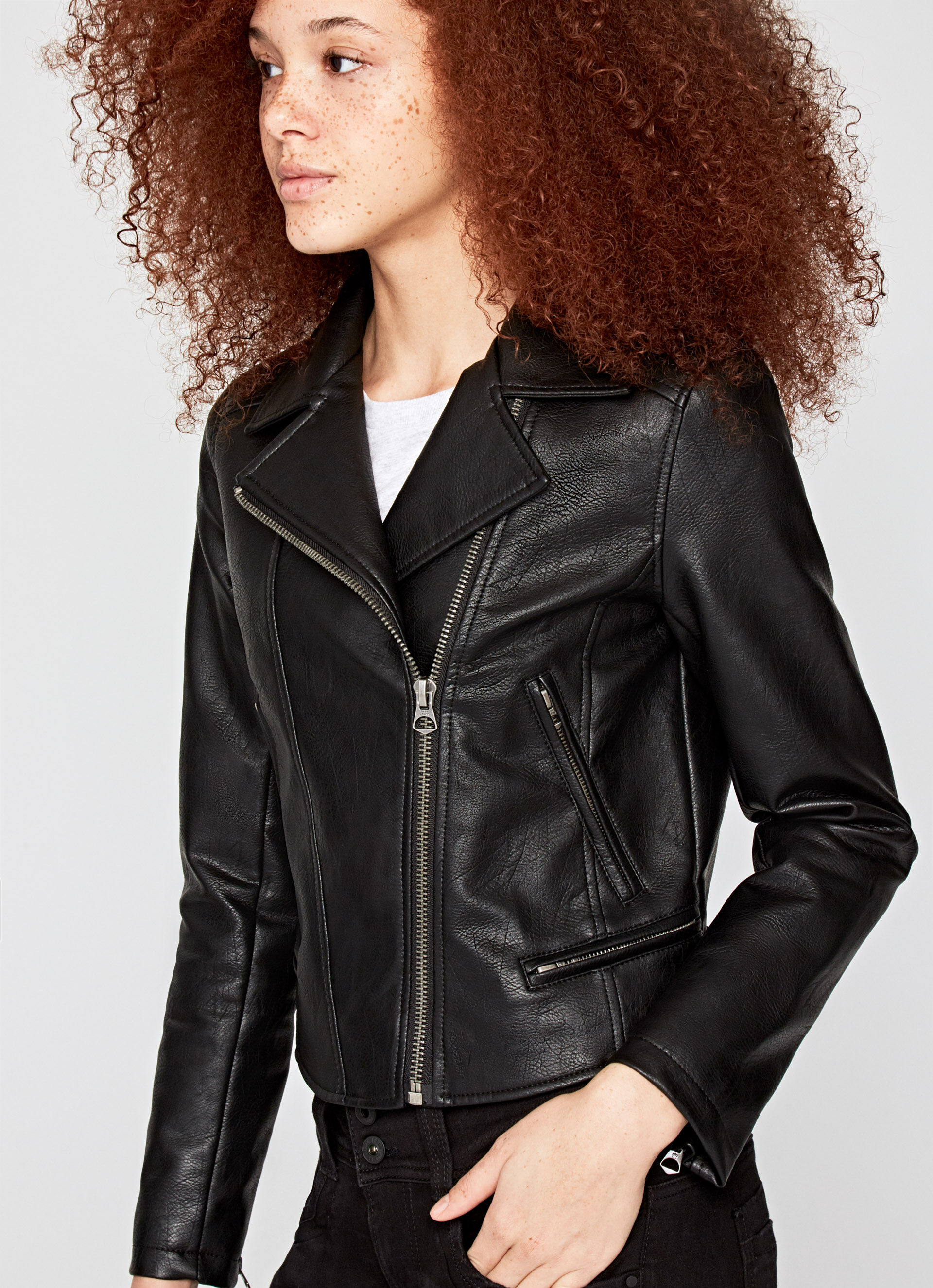 pepe jeans jacket leather