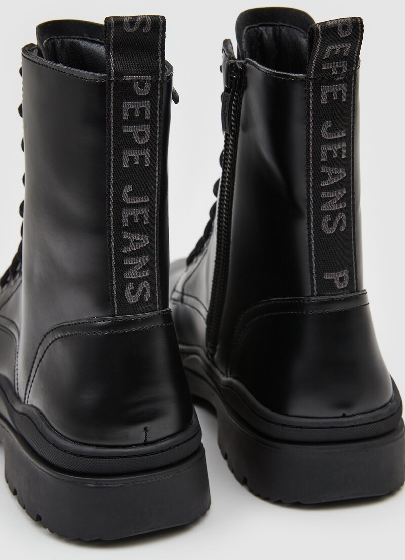 High Leg Utility Boots Pepe Jeans