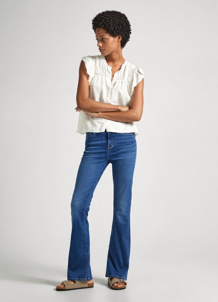 HIGH-RISE BOOTCUT FIT JEANS - DION FLARE