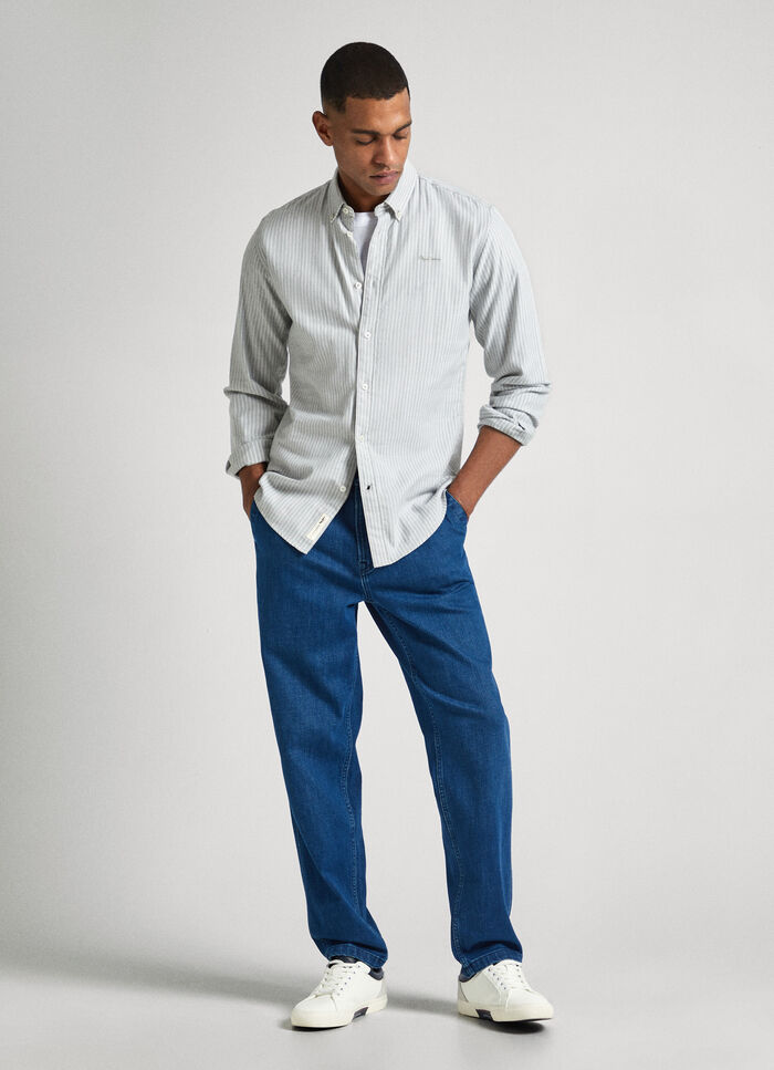 DROP-RISE RELAXED FIT JEANS
