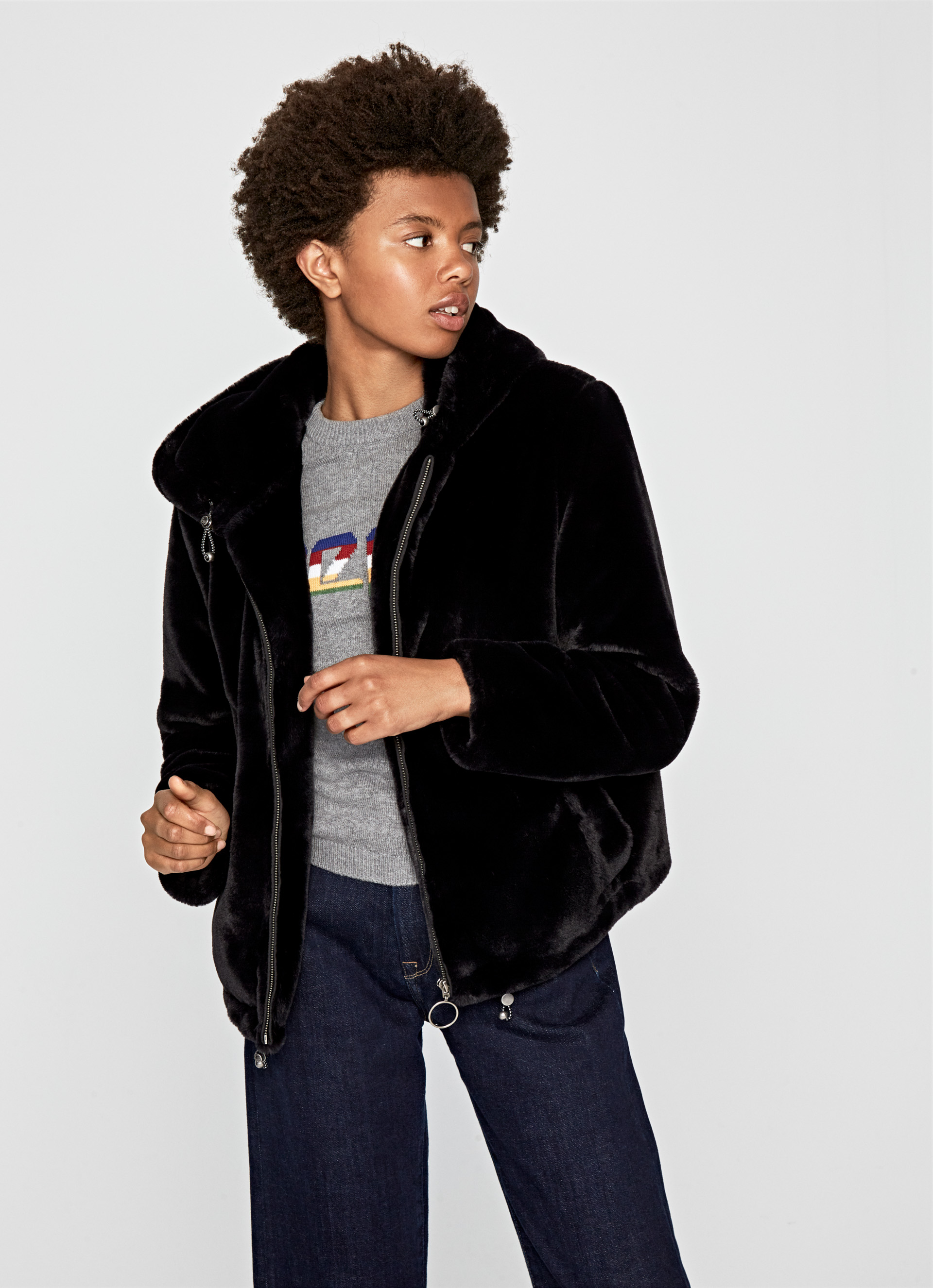 CHAQUETA SIMIL MUJER