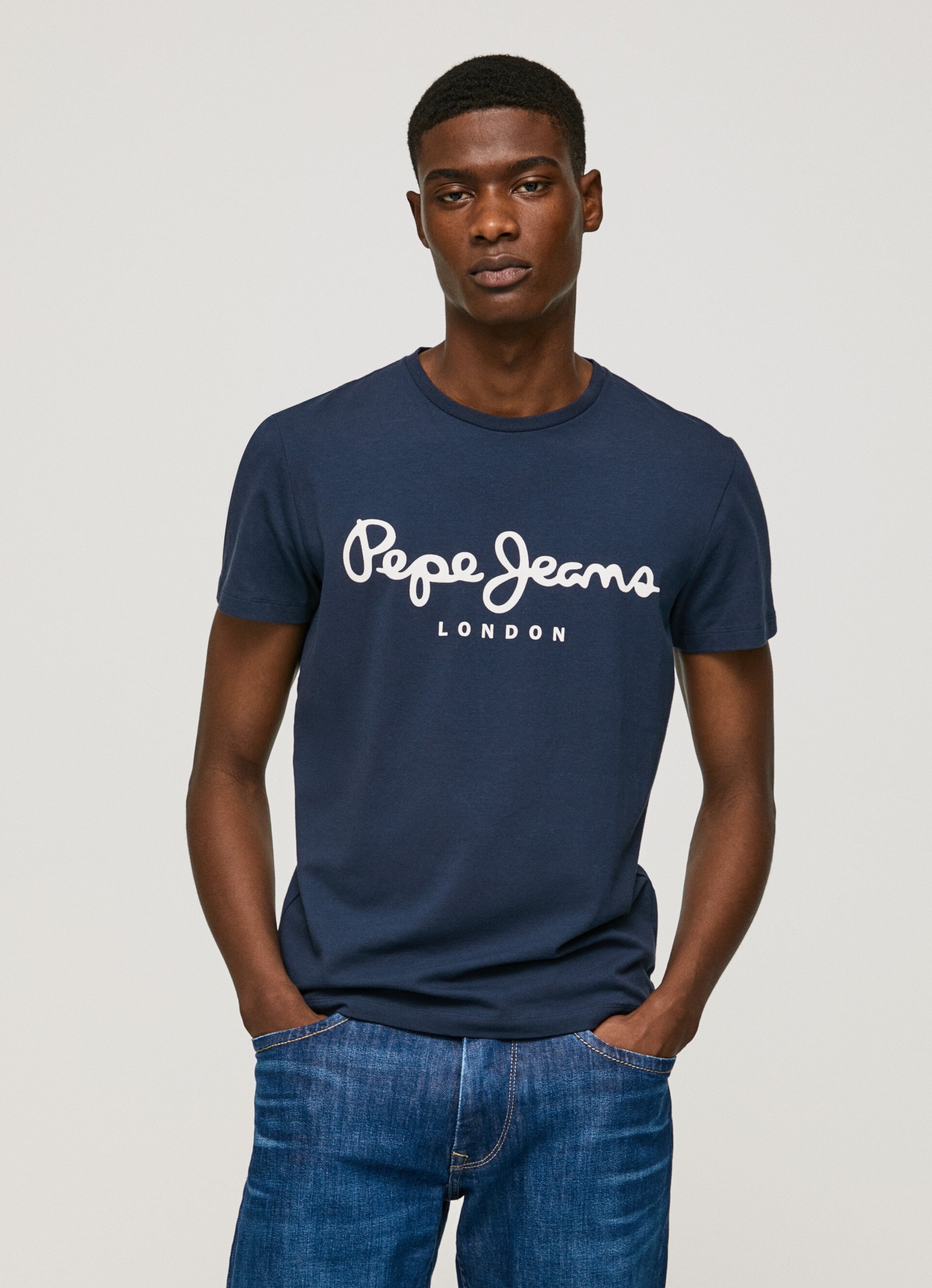 werkzaamheid Oude tijden Vertolking Short-Sleeved Cotton T-Shirt | Pepe Jeans