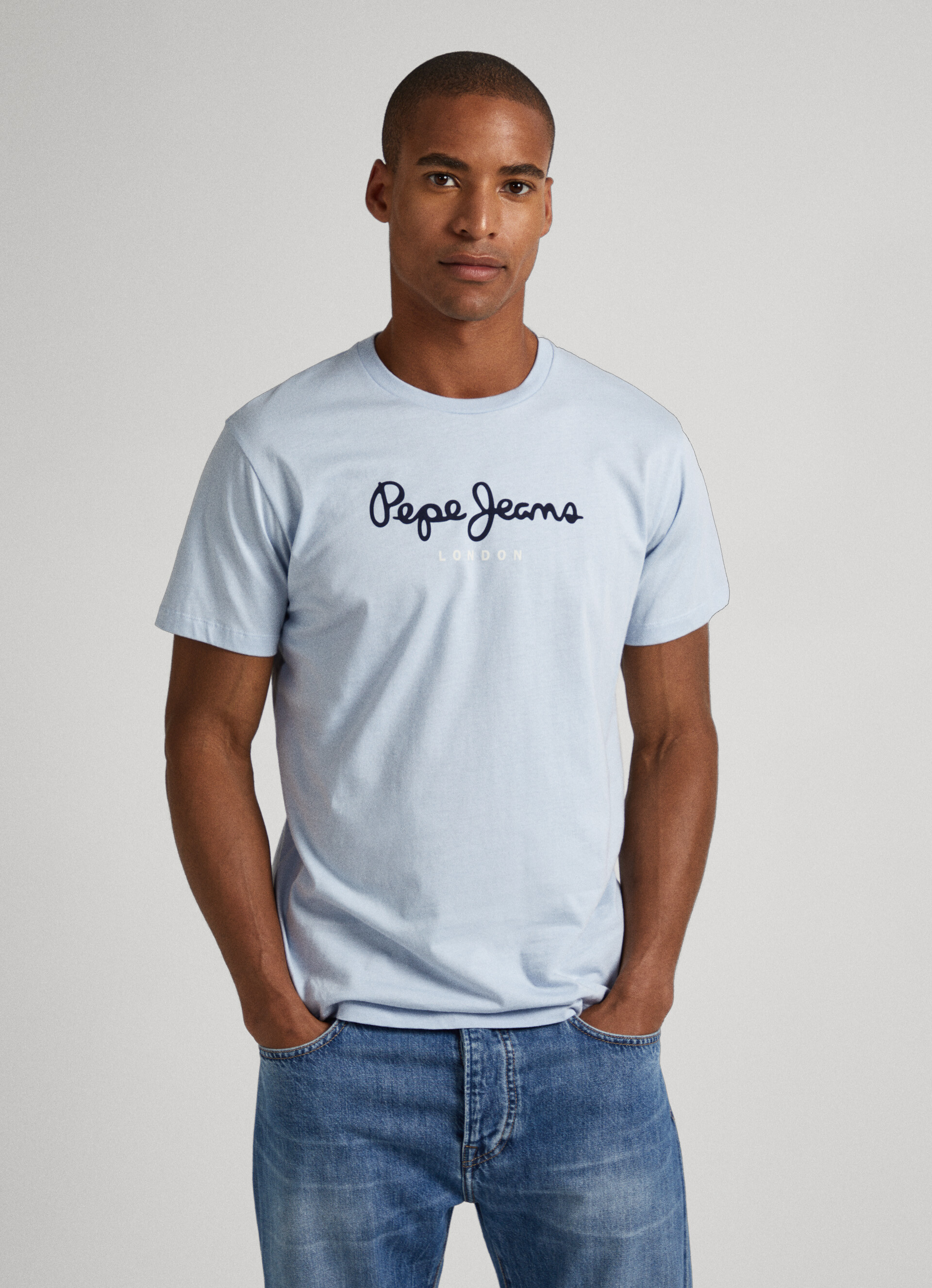 | Pepe T-Shirt Printed Logo Cotton Jeans