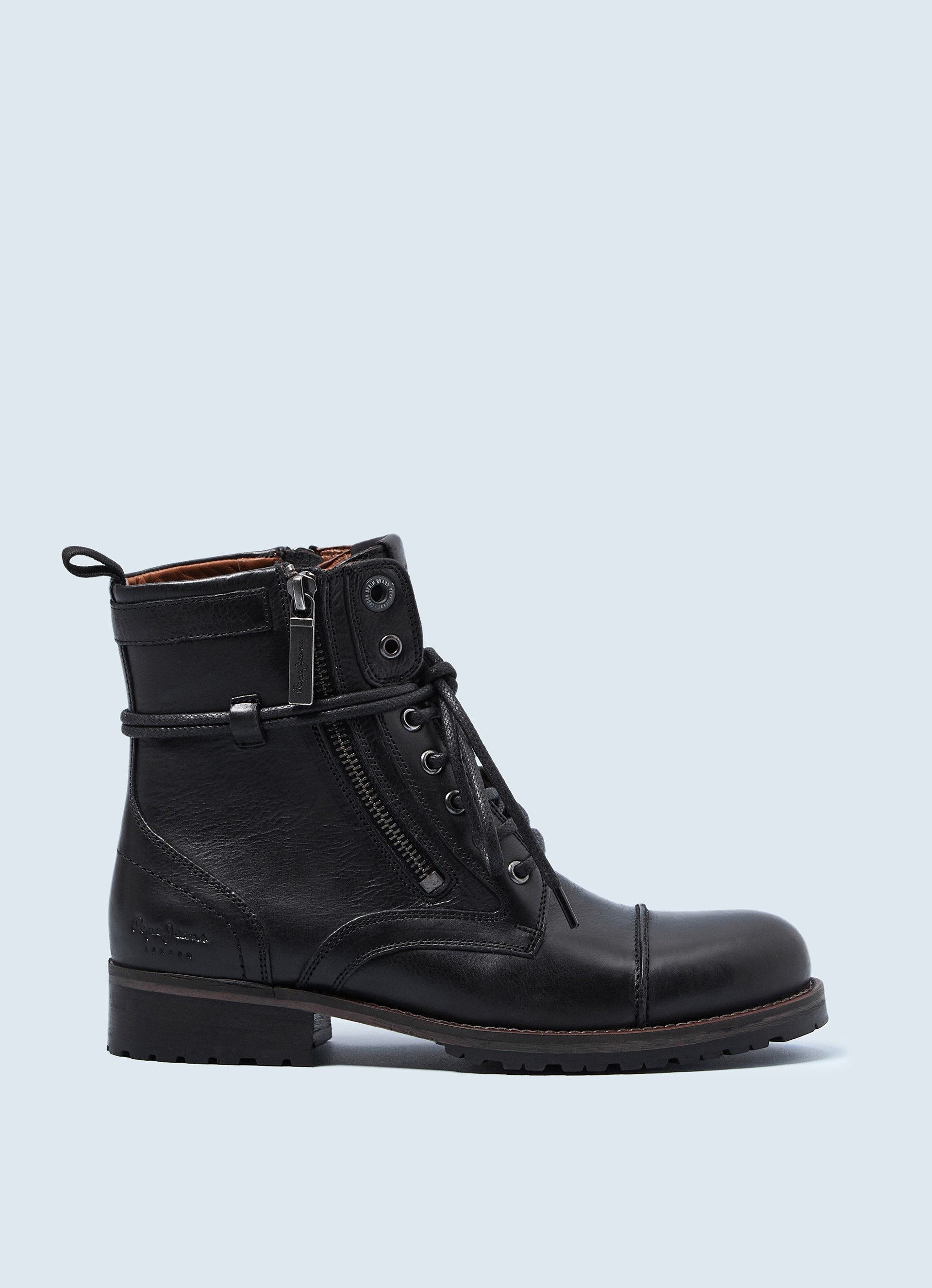 MELTING LEATHER ANKLE BOOTS | PepeJeans