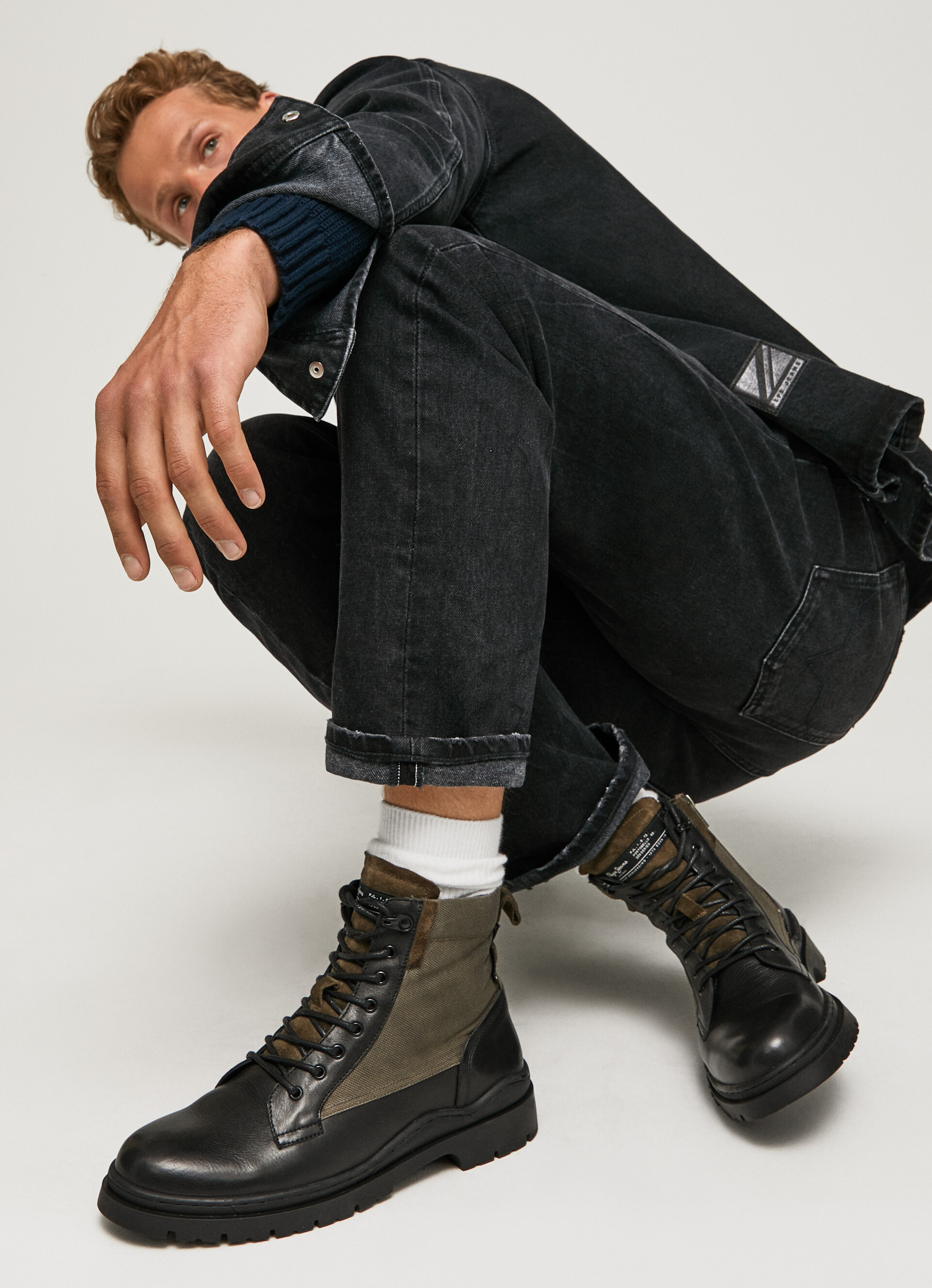BRAD LACE-UP ANKLE BOOTS | PEPEJEANS