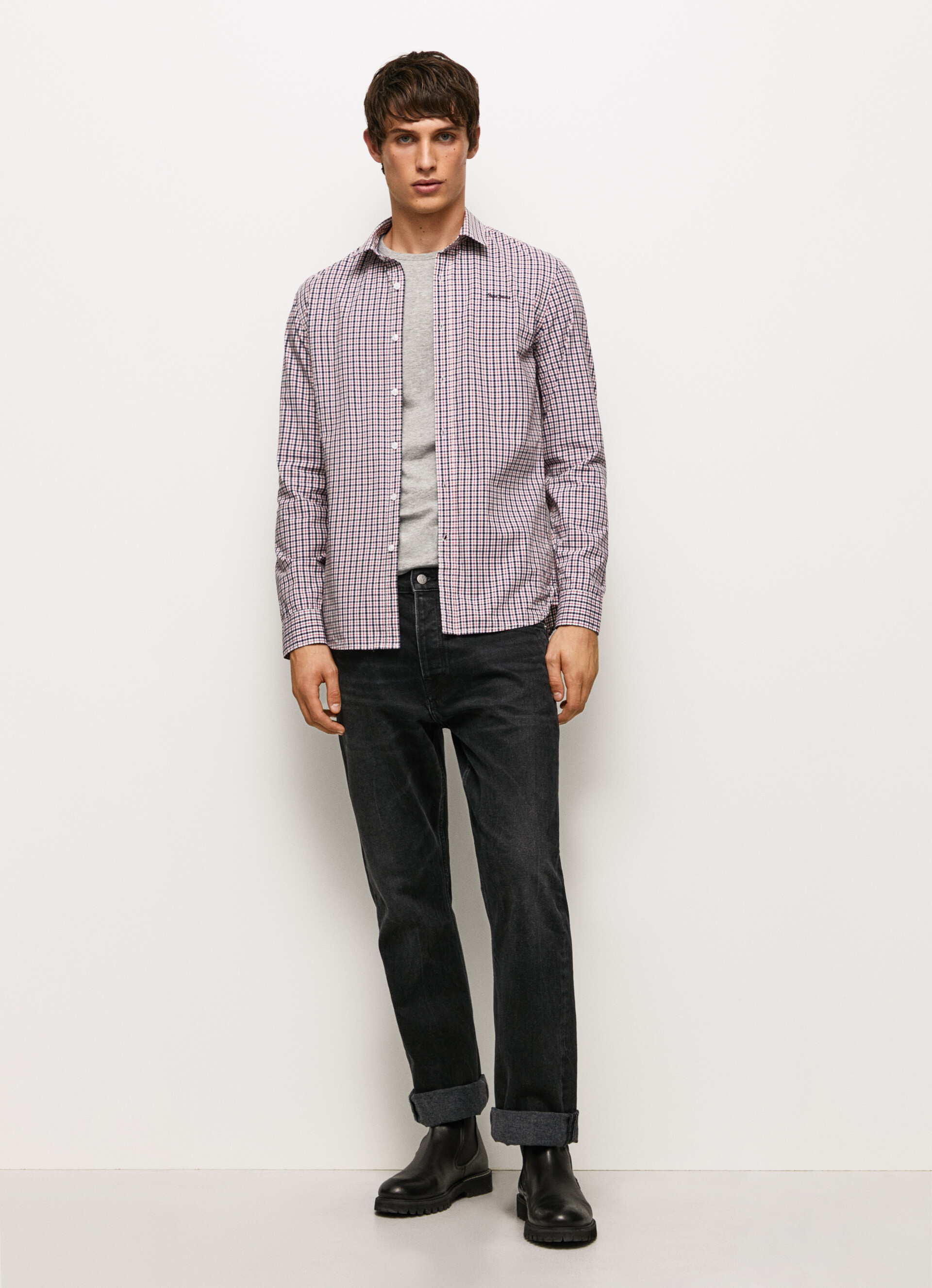 CAMISA ELÁSTICO CUADROS | PEPEJEANS