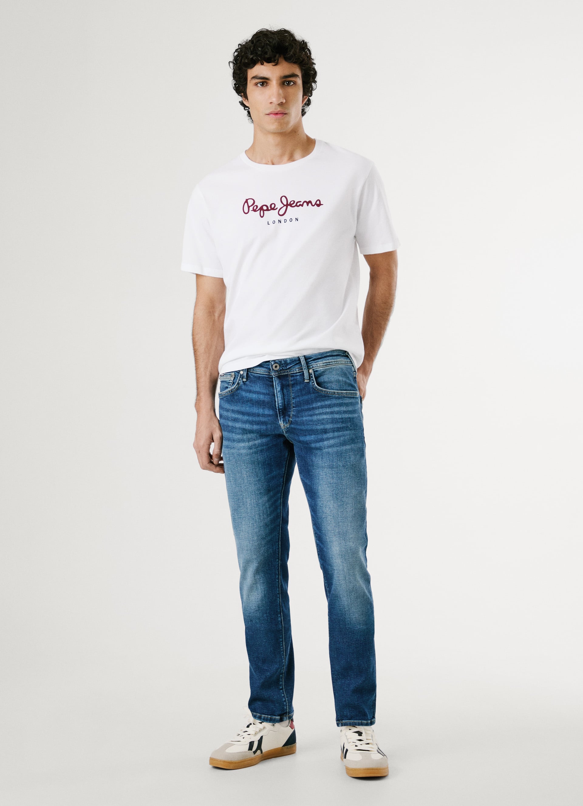 Regular Fit Mid-Rise Jeans - Stanley | Pepe Jeans