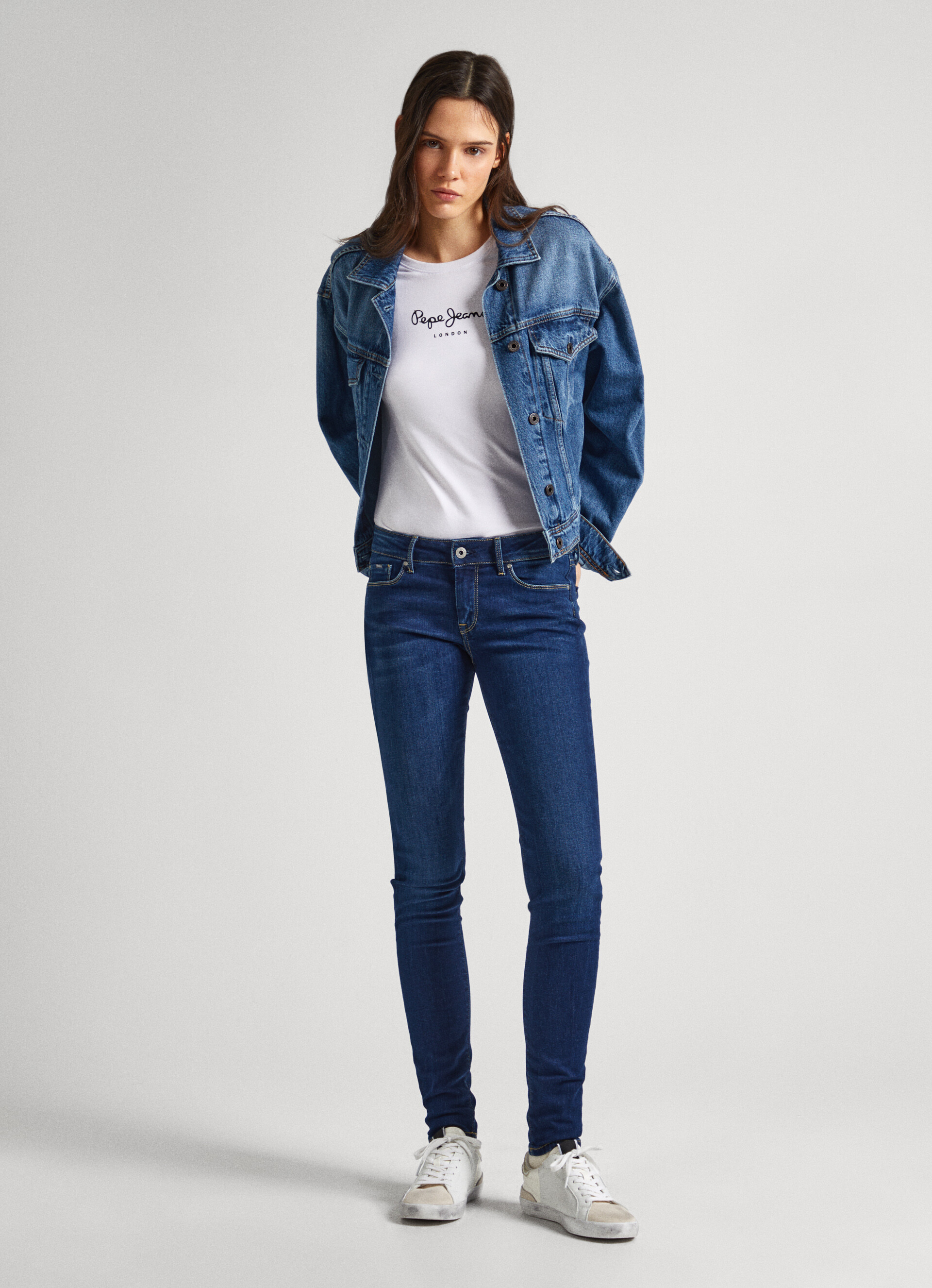 Mid-Rise Skinny Fit Jeans | Pepe Jeans