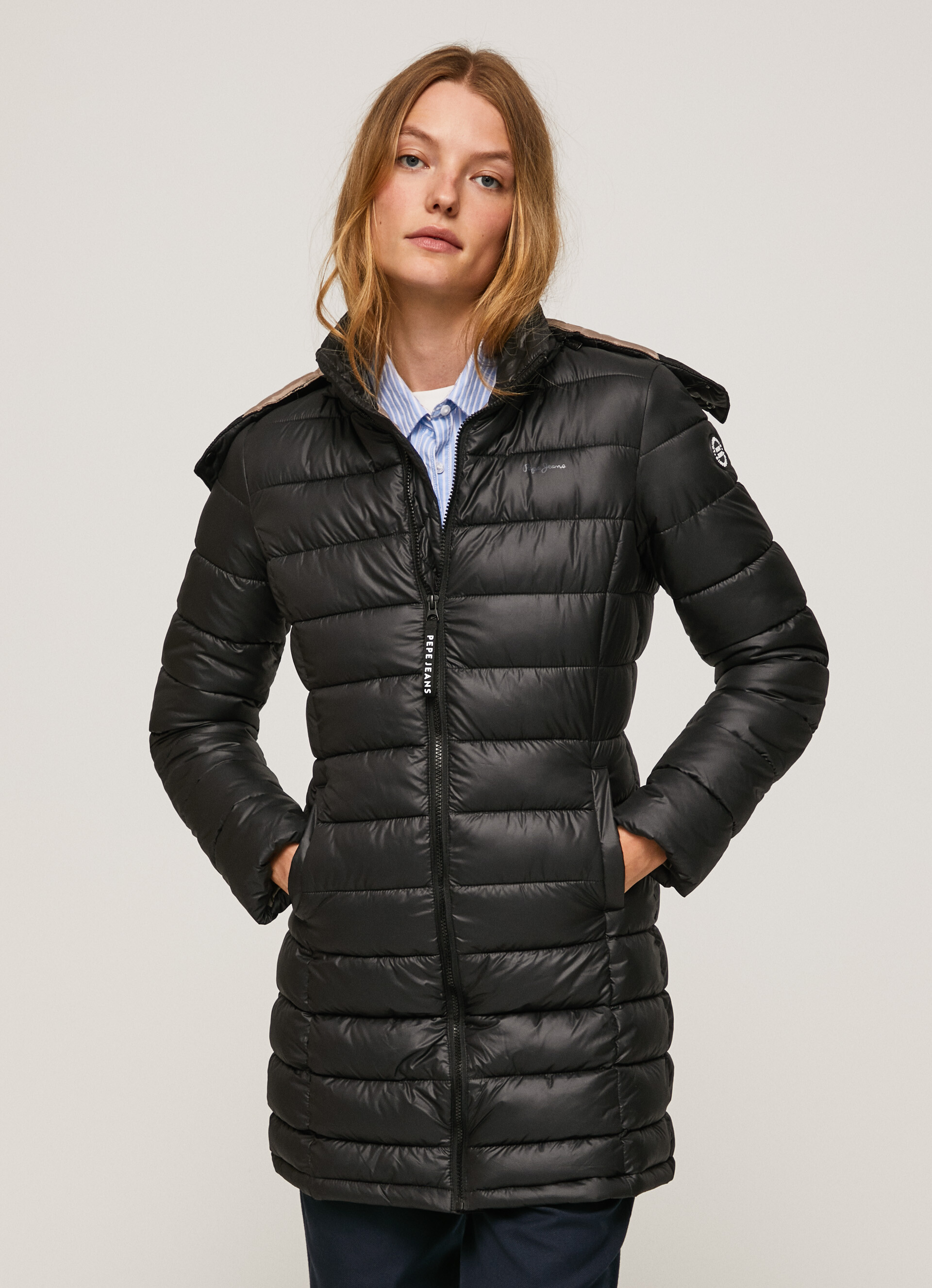 PLUMÍFERO CON CAPUCHA | PEPE JEANS