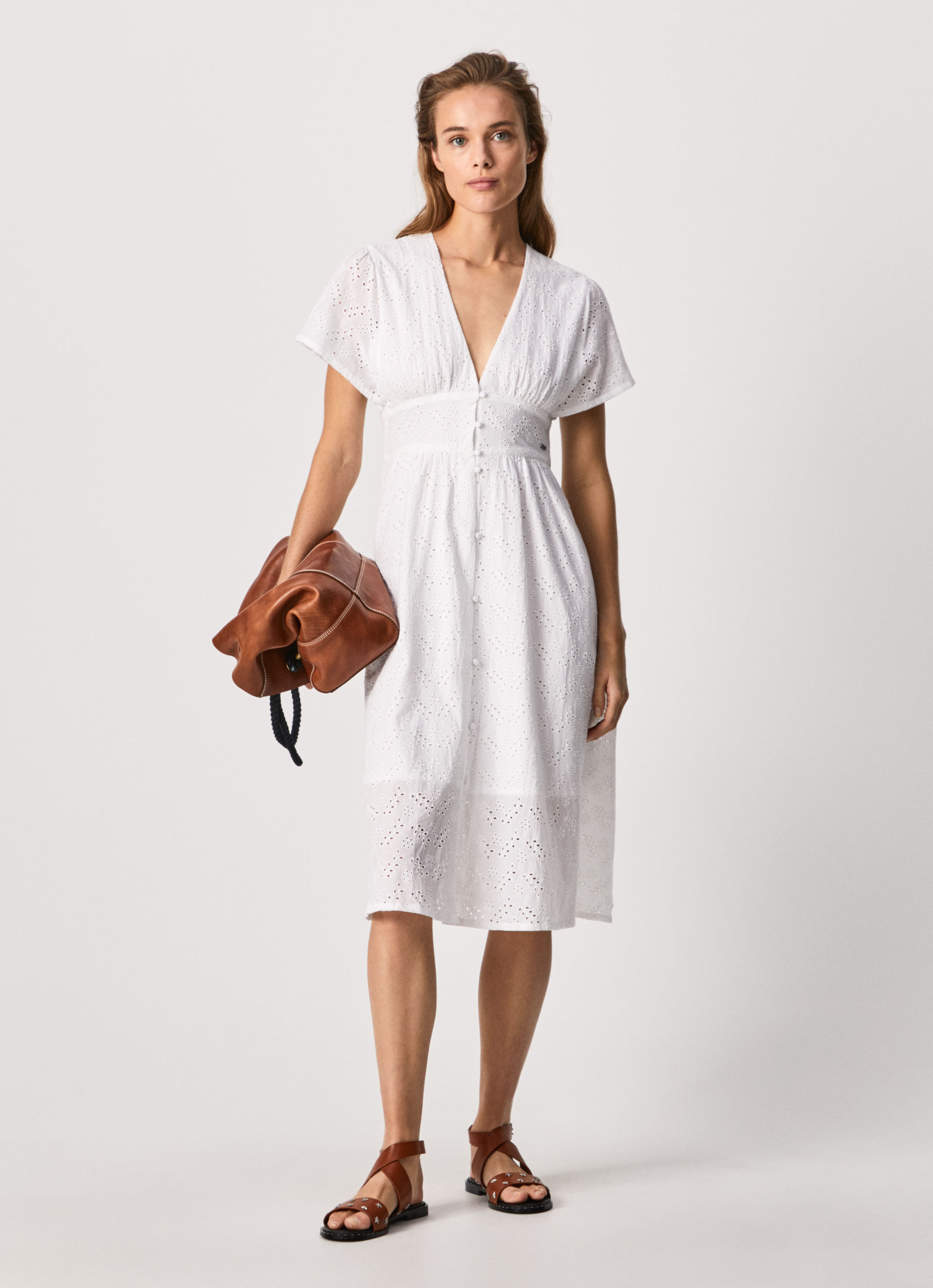 MAE EMBROIDERED DRESS | Pepe Jeans