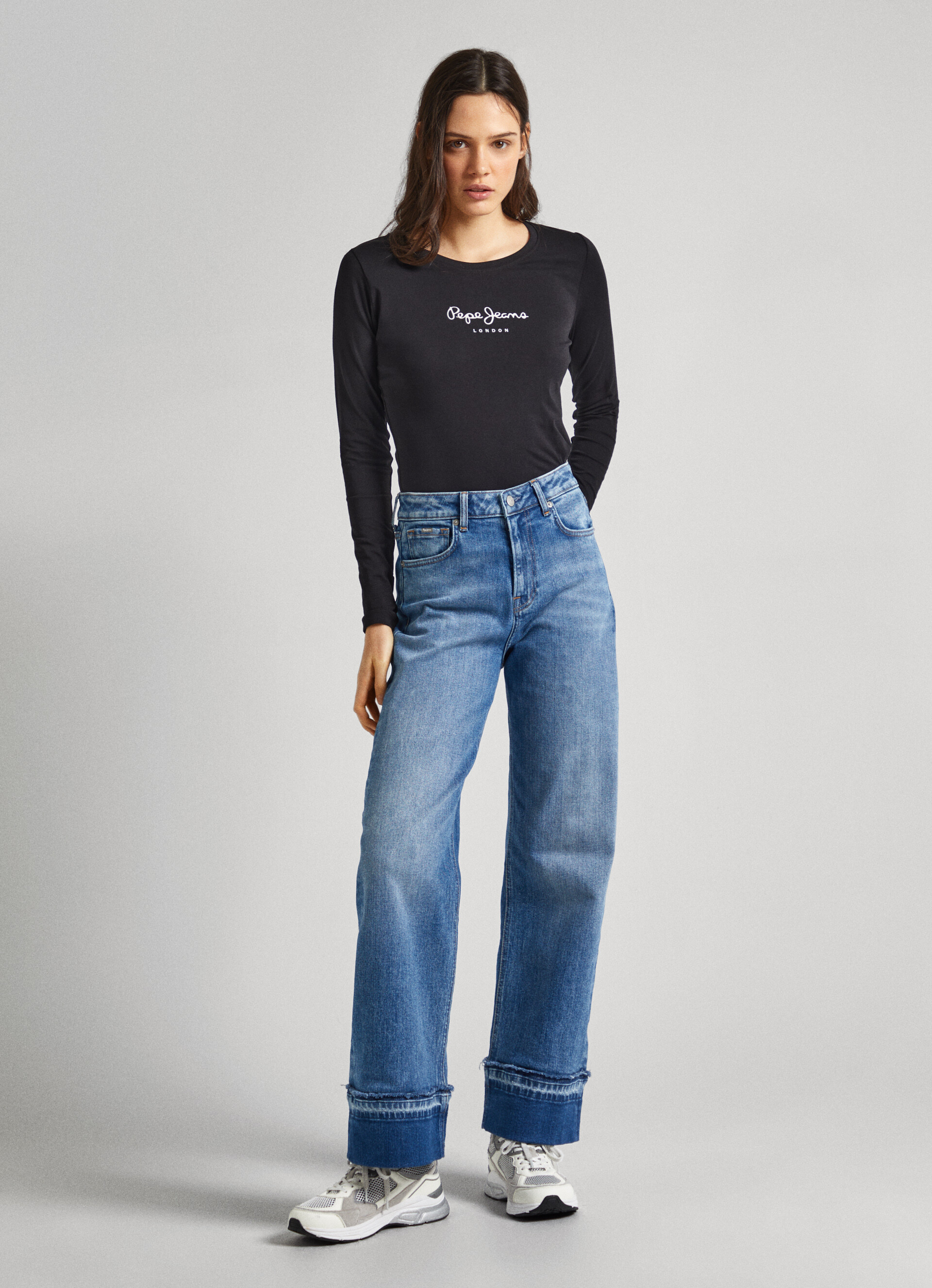 Camiseta Larga Algodón | Jeans