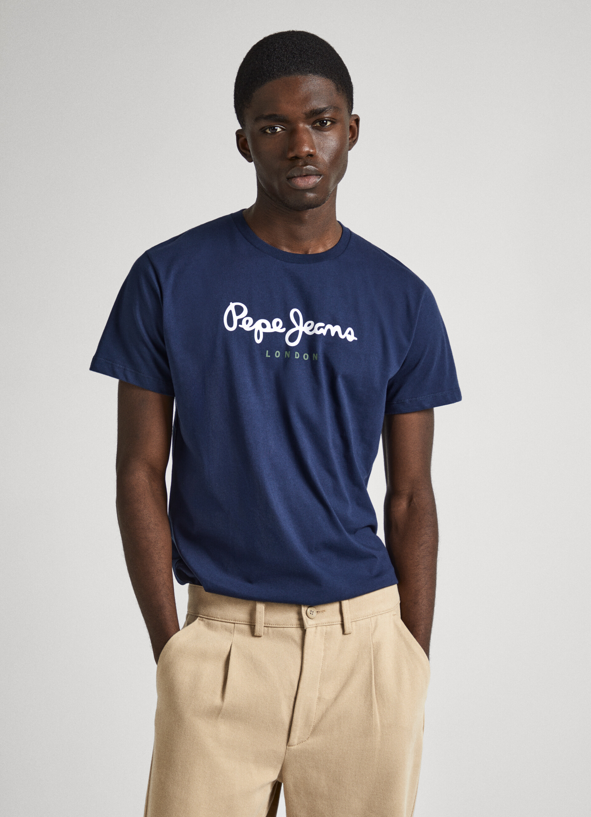 Jeans | Mit Baumwoll-T-Shirt Pepe Logodruck