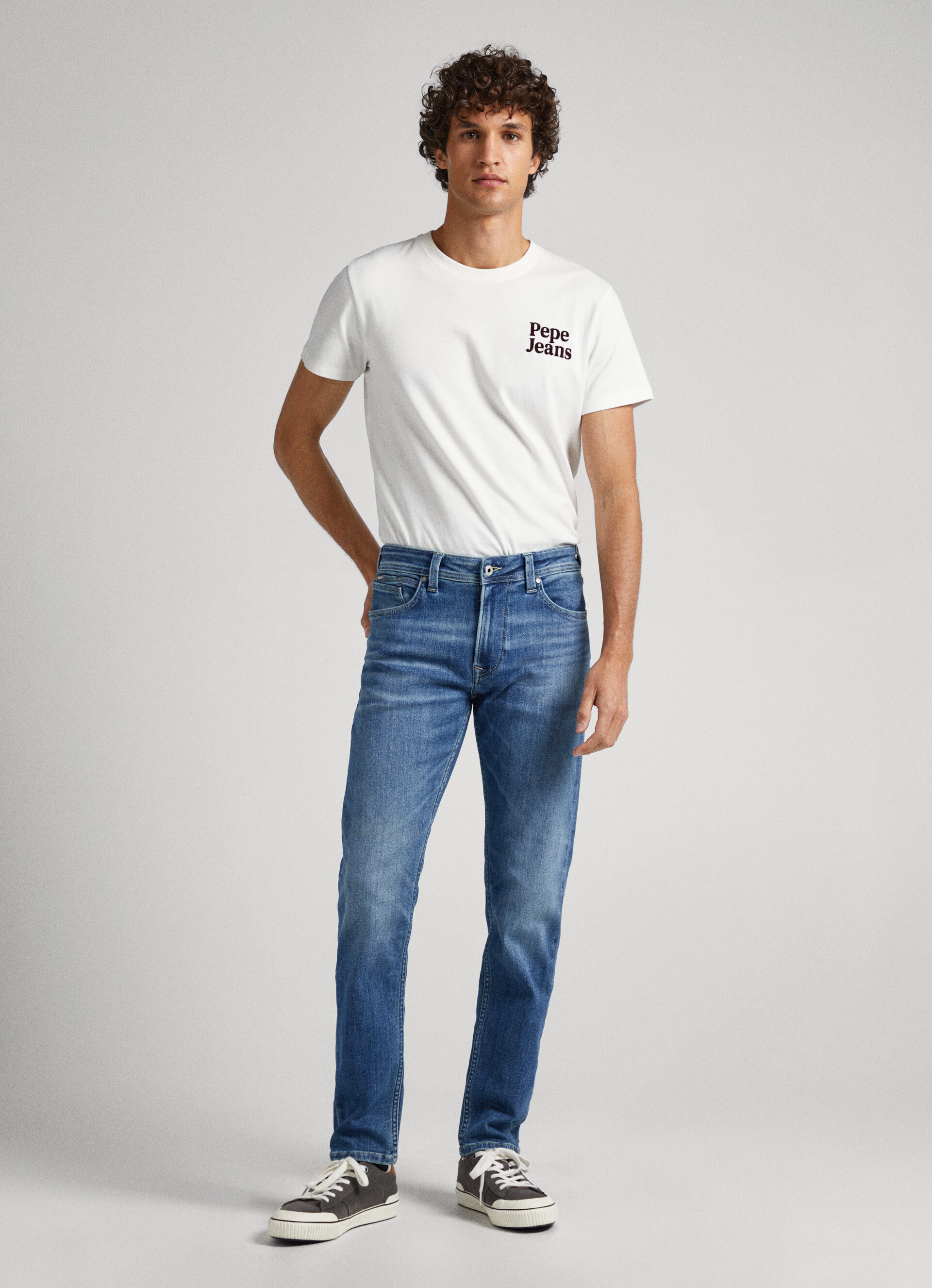 Hatch Regular Slim Fit Mid-Rise Jeans | Pepe Jeans