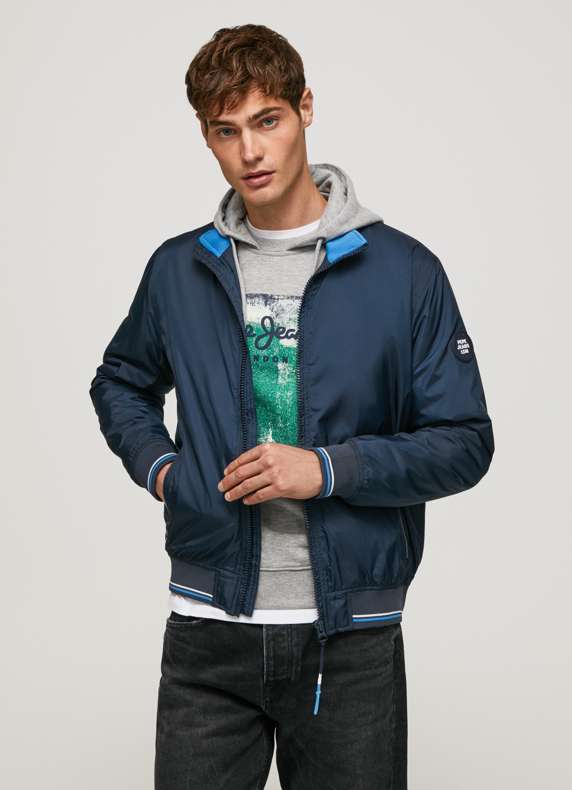 CHAQUETA DEPORTIVA DETALLES | PEPE JEANS