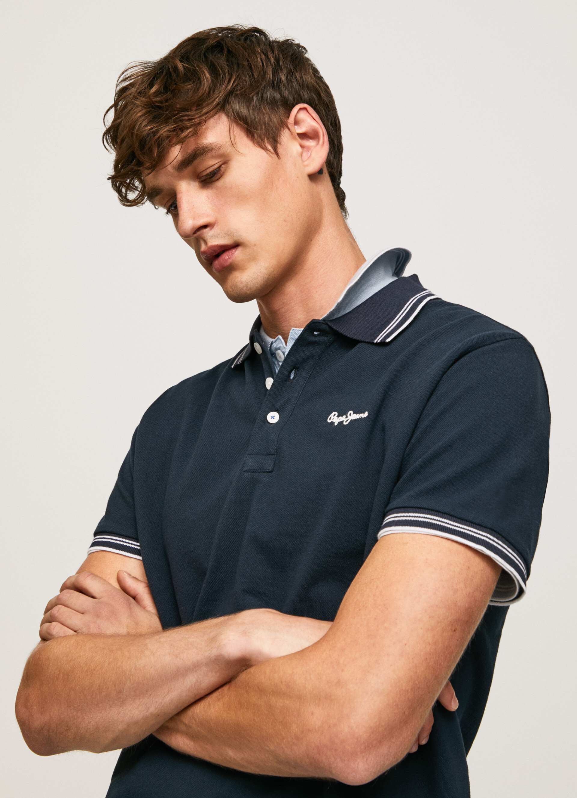 Embroidered Logo Piqué Shirt | Pepe Jeans