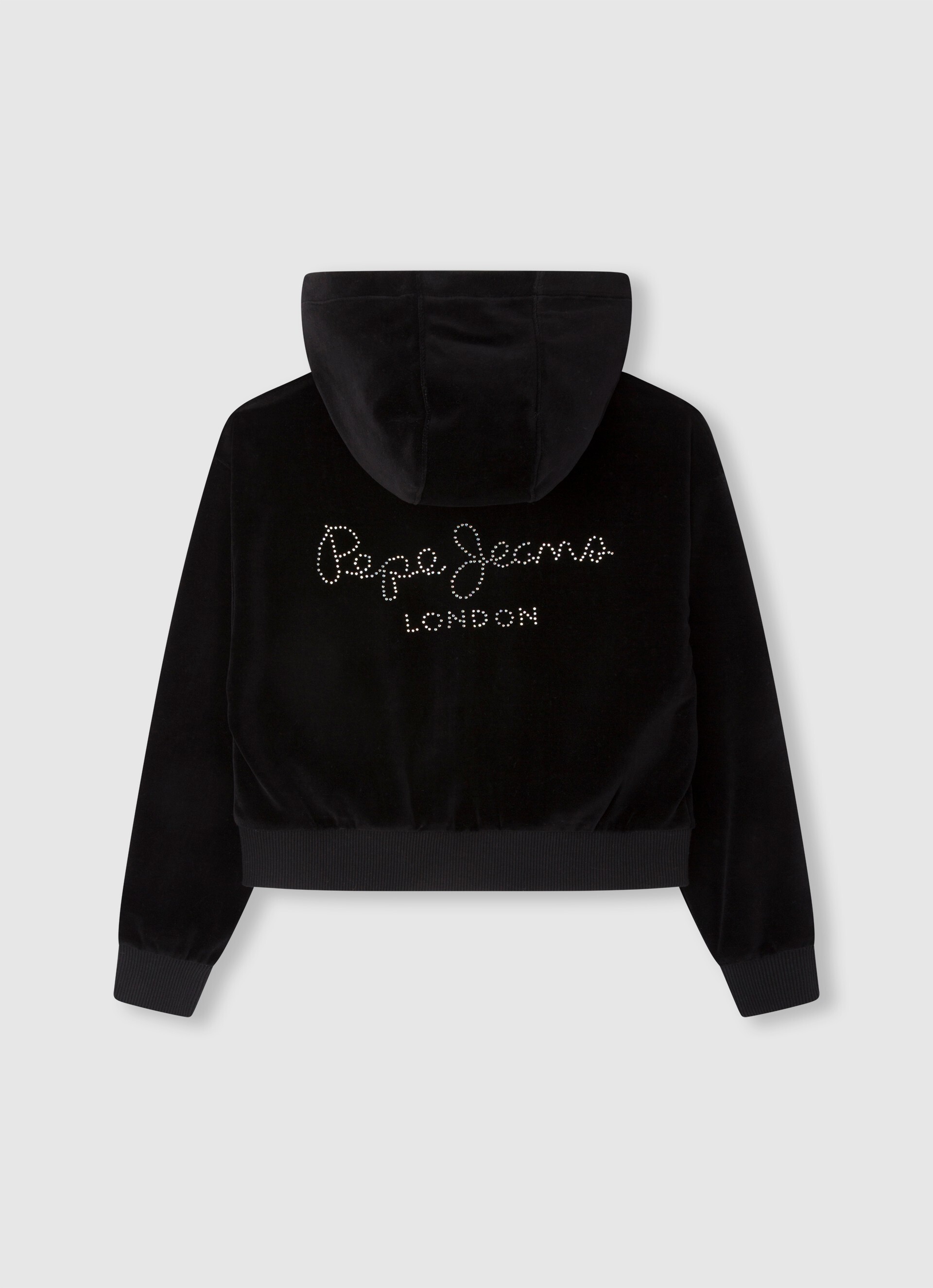 SUDADERA TERCIOPELO CAPUCHA PEPE JEANS